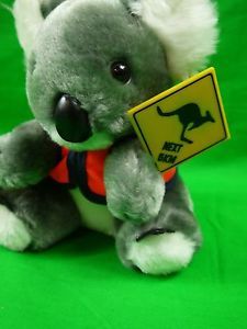 16 CM KOALA SOFT TOY WITH WILDLIFE SIGN AND SAFETY JACKET SPECIAL BARGAIN NEW