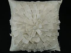 CREAM-CUSHION-FLOWER-40CM-SQUARE-TAFFETA-POLYESTER-WITH-INSERT