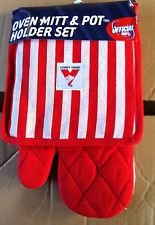 OFFICIAL-AFL-SYDNEY-SWANS-Oven-Glove/Pot-Holder-Set